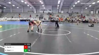 120 lbs Prelims - Zack Aquila, Ohio Rampage vs Steve Olsen, Ride Out Wrestling Club