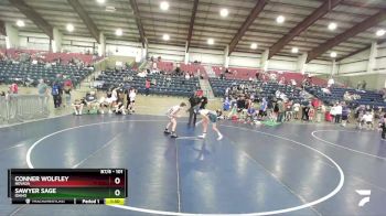 101 lbs Cons. Round 1 - Conner Wolfley, Nevada vs Sawyer Sage, Idaho