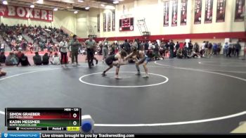 125 lbs Semifinal - Simon Graeber, Southern Oregon vs Kadin Messmer, North Idaho College