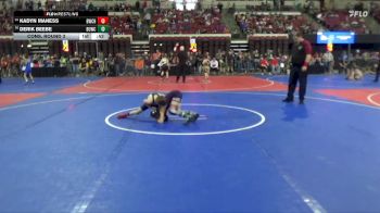 73 lbs Cons. Round 3 - Kadyn Maness, Bearcats Wrestling Club Helena vs Derik Beebe, Snake River Youth Wrestling Cl