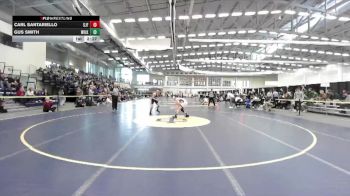 125 lbs Cons. Round 5 - Gus Smith, Wilkes vs Carl Santariello, St. John Fisher