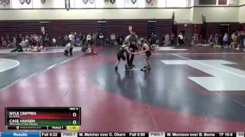 Round 1 - Nyle Crippen, DC Elite vs Case Hansen, Midland Little Eagles