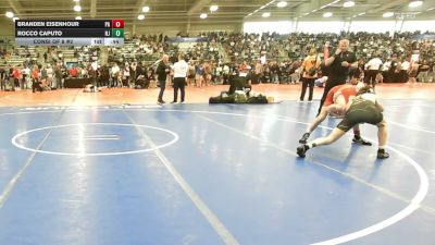106 lbs Consi Of 8 #2 - Branden Eisenhour, PA vs Rocco Caputo, NJ