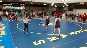 157 lbs Cons. Round 4 - Xavier Smiley, Glenbard North vs Ethan Harvey, Unattached