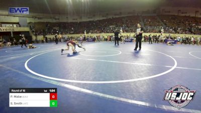 64 lbs Round Of 16 - Parker Mabe, Quezada Wrestling Academy vs Sawyer Smith, Little Axe Takedown Club