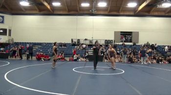 180 lbs 3rd Place Match - Isabella Sosa, Umpqua Community College vs Kathryn Hingano, Southern Oregon University