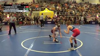 90 lbs Champ. Round 1 - Kyler Ramirez NW4, Genoa Biddy Wrestling vs Xander Ross SE5, OHTC