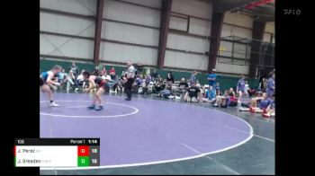 106 lbs Finals (8 Team) - Justine Perez, Black Mambas vs Jaden Breeden, Missouri BattleGear Purple