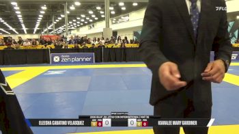 Kiaralee Mary Gardiner vs Eleesha Cabatino Velasquez 2026 IBJJF Jiu-Jitsu CON International