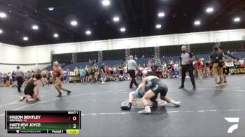 155 lbs Round 1 (4 Team) - Mason Bentley, Dogtown vs Matthew Joyce, Bad Bass