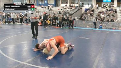 140 lbs Cons. Quarters - Waylon Nelson, Clearwater Valley Wrestling Club vs Cole Sharp, Uintah Wrestling