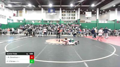 116 lbs Quarterfinal - Aidan Donohue, Rocky Point vs Finnegan O'brien, Locust Valley