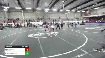 130 lbs 2nd Place - Marie Baker, Independant vs Kyley Matyniak, Cornerstone WC