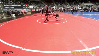 64 lbs Consi Of 16 #2 - Rivers Tahdooahnippah, Elgin Wrestling vs Levi McCombs, Sebolt Wrestling Academy