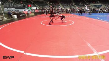 64 lbs Consi Of 16 #2 - Rivers Tahdooahnippah, Elgin Wrestling vs Levi McCombs, Sebolt Wrestling Academy
