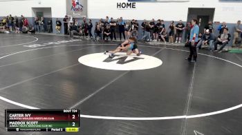 110 lbs Cons. Round 3 - Carter Ivy, Soldotna Whalers Wrestling Club vs Maddox Scott, Juneau Youth Wrestling Club Inc.