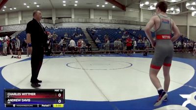 132 lbs Cons. Round 3 - Charles Wittmer, IL vs Andrew Davis, OH