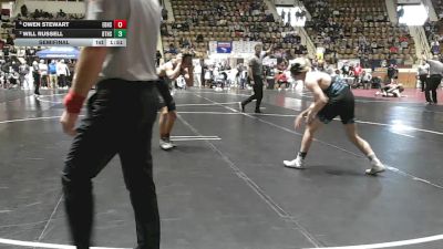 5A 126 lbs Semifinal - Owen Stewart, Elberta HS vs Will Russell, Brewbaker Tech