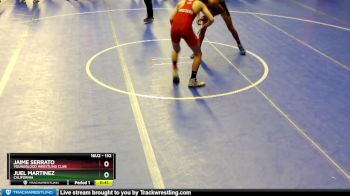 132 lbs Cons. Round 6 - Juel Martinez, California vs Jaime Serrato, Youngblood Wrestling Club