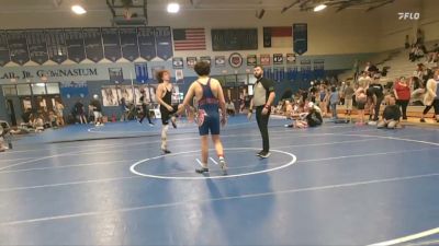 144 lbs Round 2 - Colton Mauney, R-S Central High School Wrestl vs Porter Gonzales, West Henderson High School