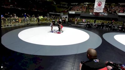 62 lbs Cons. Round 2 - Nixxyn Simpson, Tracy Wrestling Club vs Emily Manjarrez, Kerman High School Wrestling