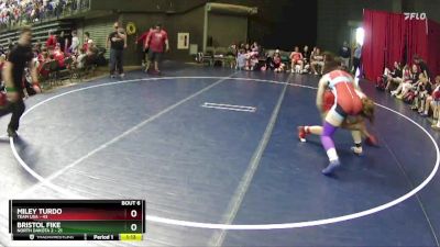 138 lbs Round 3 (4 Team) - Miley Turdo, Team USA vs Bristol Fike, North Dakota 2