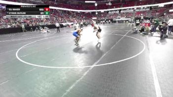 D1-165 lbs Champ. Round 1 - Eli Maier, Mount Horeb/Barneveld vs Cyrus Butler, Whitefish Bay