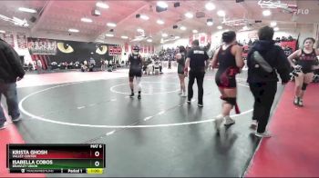 155 lbs Cons. Round 2 - Krista Ghosh, Valley Center vs Isabella Cobos, Brawley Union