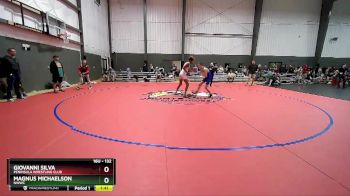 132 lbs Quarterfinal - Giovanni Silva, Peninsula Wrestling Club vs Magnus Michaelson, NWWC