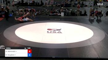 220 lbs Cons 16 #1 - Beminjam Helminski, Wisconsin vs Brady Vaughan, Michigan