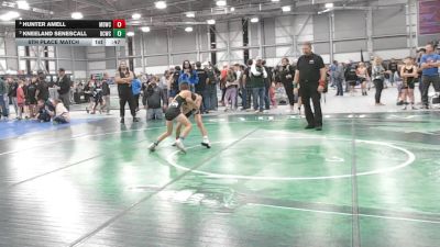 74 lbs 5th Place Match - Kneeland Senescall, Big Cat Wrestling Club vs Hunter Amell, Mat Demon Wrestling Club