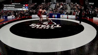 69kg 1st Place Match - Fayth Pontious, Rhino WC vs Aya Habbouchi, Capilano Wrestling Club