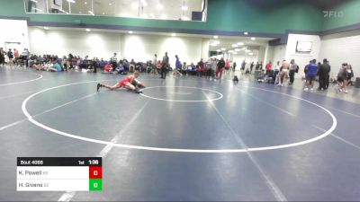 126 lbs Round Of 128 - Kaiden Powell, KS vs Hobe Givens, DE