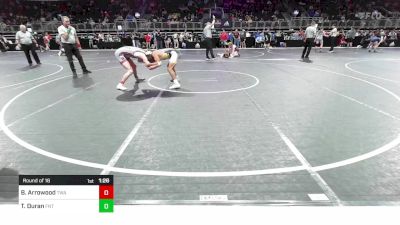 133 lbs Round Of 16 - Brock Arrowood, Terminator Wrestling Academy vs Trystahn Duran, Florida National Team