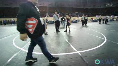 110 lbs Rr Rnd 1 - Jaxton Roth, Sallisaw Takedown Club vs Jaxon Coberly, Newcastle Youth Wrestling