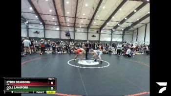 182 lbs Champ. Round 2 - Ryder Dearborn, CA vs Cole Langford, OR