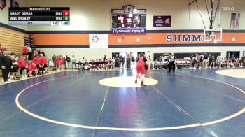 170 lbs Placement (4 Team) - Will Stuart, Providence Middle Academy vs Grady Geuss, Burns Middle School