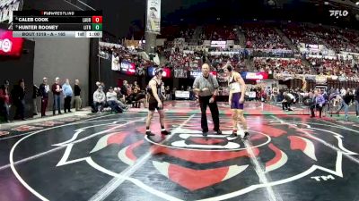 A - 165 lbs Cons. Round 3 - Hunter Rooney, Libby / Troy vs Caleb Cook, Laurel