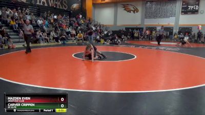 100 lbs Round 3 - Mazden Even, Jesup Mat Club vs Carver Crippen, DC Elite