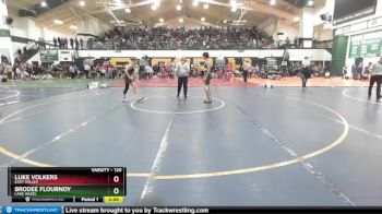 120 lbs Champ. Round 2 - Brodee Flournoy, Lake Hazel vs Luke Volkers, East Valley