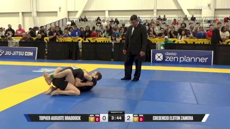 CRESENCIO ELSTON ZAMORA vs TOPHER AUGUSTE BRADDOCK 2025 World IBJJF Jiu-Jitsu No-Gi Championship