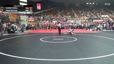 132 lbs Quarterfinal - Owen Suttles, Winfield vs Kaiden Powell, Paola Hs