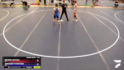 138 lbs Cons. Round 2 - Devon Lietzau, WI vs Brenden Marstein, MN