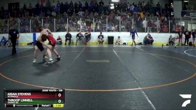 138 lbs Quarterfinal - Throop Linnell, Shores WC vs Aidan Stevens, Allendale