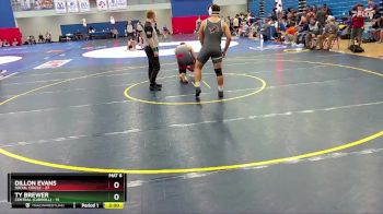 215 lbs Semis (4 Team) - Ty Brewer, Central (Carroll) vs Dillon Evans, Social Circle