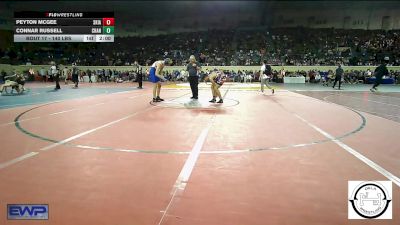 140 lbs Round Of 64 - Peyton McGee, Skiatook Bulldog Wrestling vs Connar Russell, Chandler JH