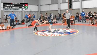69 lbs Semis - Lelah Bunch, Steelclaw Wrestling Club vs Madilynn Lensegrav, Askeo International Mat Club