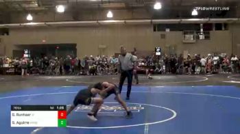 76 lbs Prelims - Garrett Runhaar, 3f vs Gabriel Aguirre, Woodward