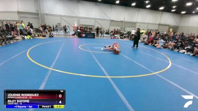 112 lbs Placement Matches (8 Team) - Journie Rodriguez, Pennsylvania Blue vs Riley Rayome, Texas Red