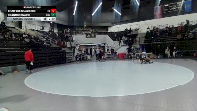 149 lbs Champ. Round 1 - Brad-Lee McAlister, Friends University vs Brandon Bauer, Unattached
